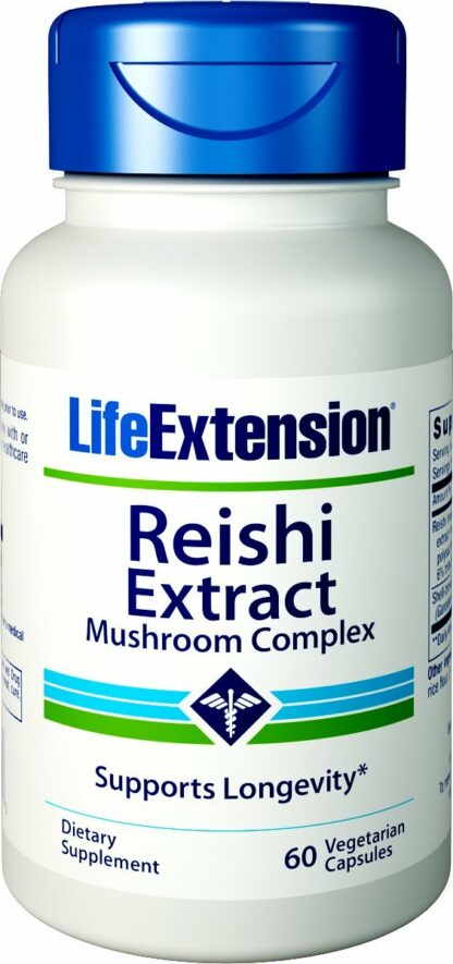 Life Extension - Reishi萃取物蘑菇复合体 - 60 素食胶囊