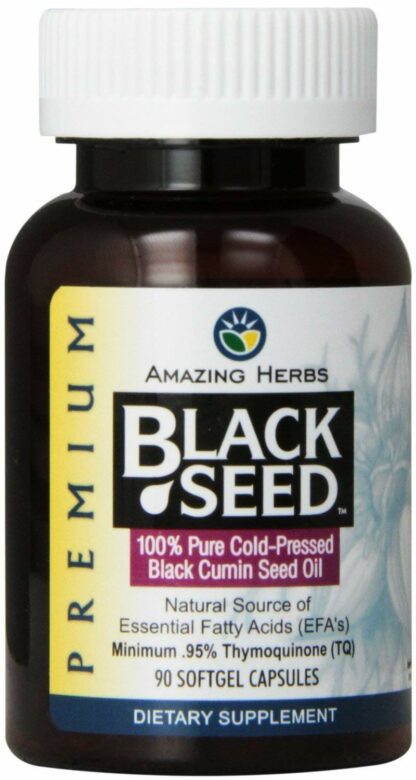 Amazing Herbs Black Seed - 90 ct (Pack of 2)