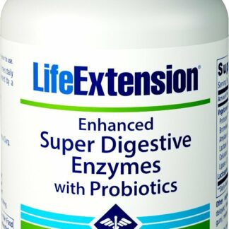 Life Extension - 改进的超级酶与Probiotics - 60 素食胶囊