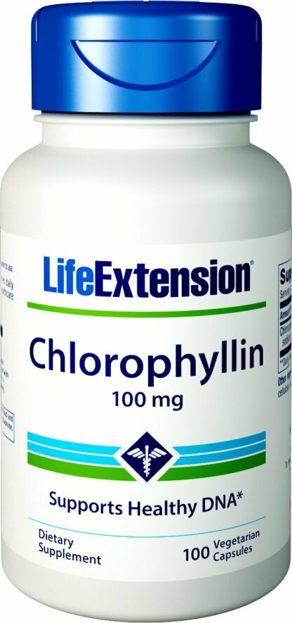 Life Extension Chlorophyllin 100 毫克 素食胶囊 100 粒 100份 100