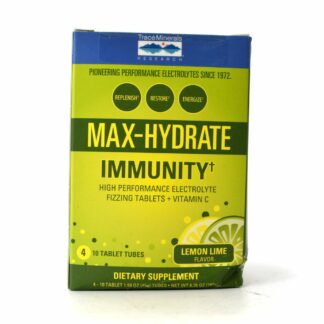 Trace Minerals Max-Hydrate *性能片，4 片装，柠檬绿