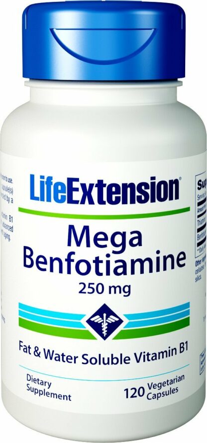 Life Extension - 兆Benfotiamine 250 镁。120 素食胶囊