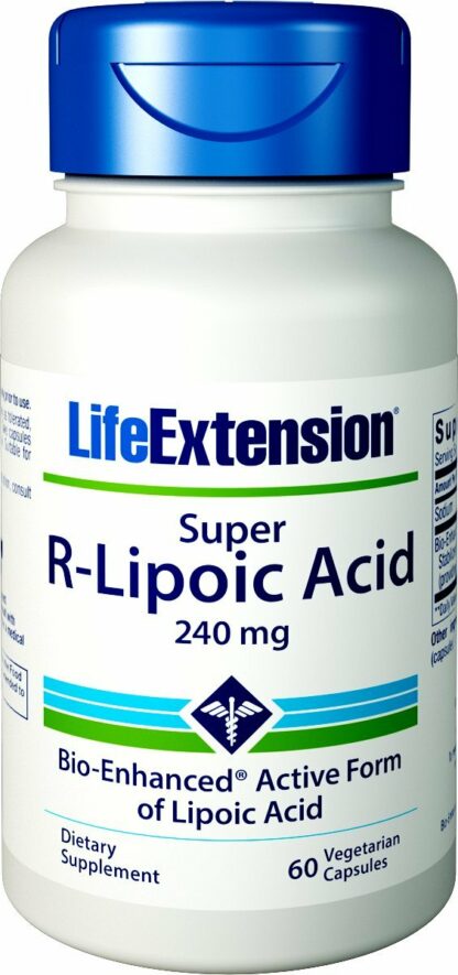 Life Extension - 超级R-Lipoic酸 240 镁。60 素食胶囊