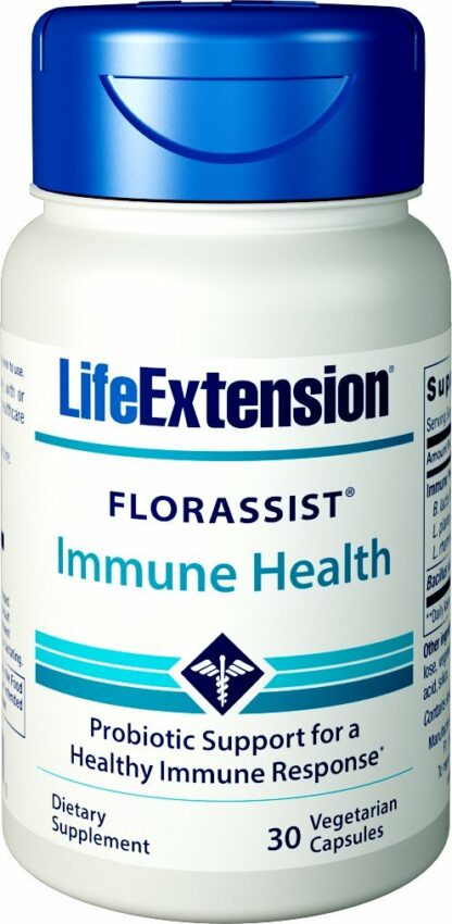 Life Extension-Florassist益生菌支持健康- 30 粒素食胶囊