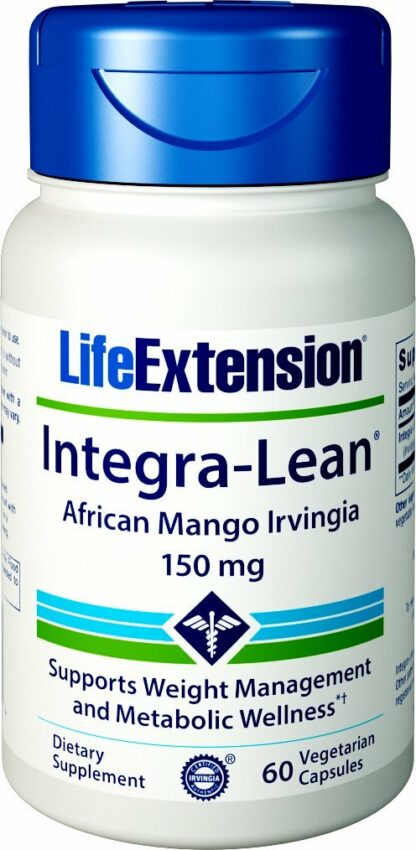 Life Extension - Integra倾斜Irvingia Gabonensis非洲芒果 150 镁。60 素食胶囊