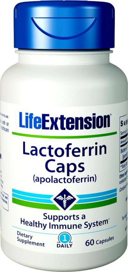 Life Extension - 乳铁传递蛋白(apolactoferrin)盖帽 - 60 胶囊