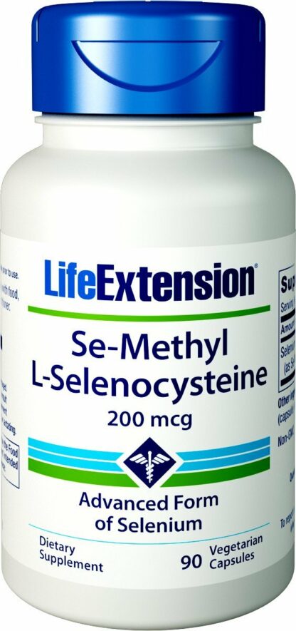 Life Extension Se-Methyl L-Selenocysteine 200 mcg, 90 Vegetarian Capsules