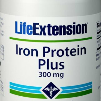 Life Extension Iron Protein Plus 300mg, 100 Capsules