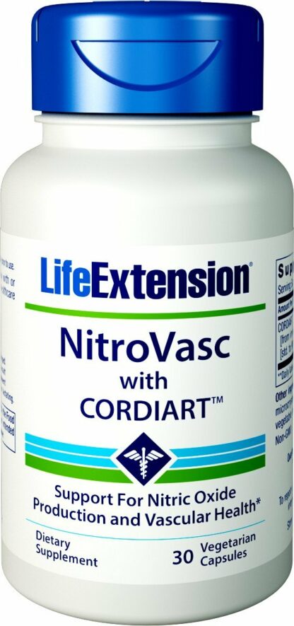 Life Extension - NitroVasc与Cordiart - 30 素食胶囊