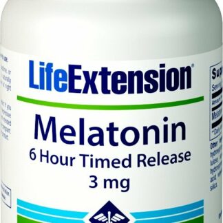 Life Extension Melatonin 6 小时定时释放 3 MG 60 Tablets 60