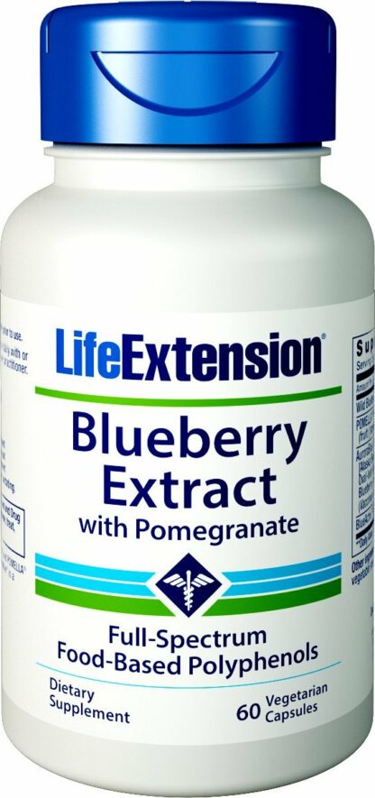 Life Extension - 蓝莓萃取物用石榴 - 60 素食胶囊