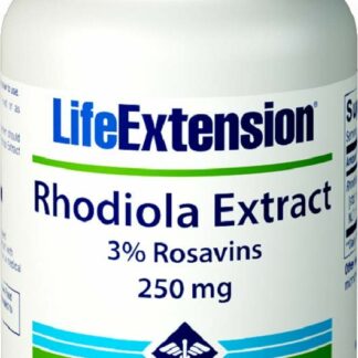 Life Extension - Rhodiola萃取物 3% Rosavins 250 镁。60 素食胶囊