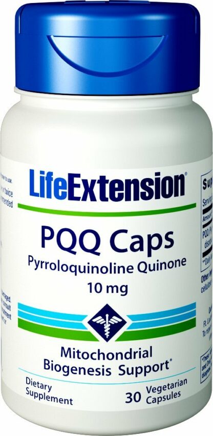 Life Extension - PQQ盖帽与BioPQQ 10 镁。30 素食胶囊