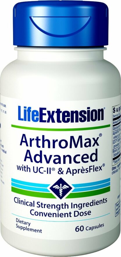 Life Extension - Arthromax推进了与UC-II & ApresFlex - 60 胶囊