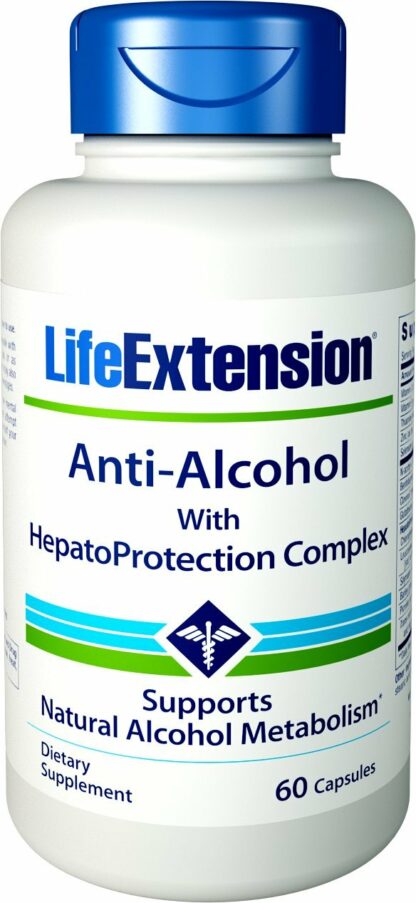 Life Extension - 反酒精与HepatoProtection复合体 - 60 胶囊