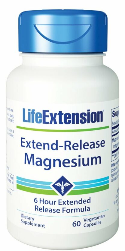 Life Extension - 延长发布镁 - 60 素食胶囊