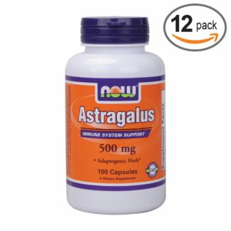 Now Foods Astragalus 500 mg - 100 Caps 12 Pack