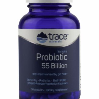 Trace Minerals, Probiotic 55 Billion, Capsules, 30-Count