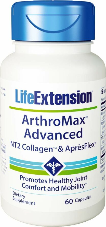 Life Extension ArthroMax Advanced with UC-II and ApresFlex, 60 Capsules, 3 Pack