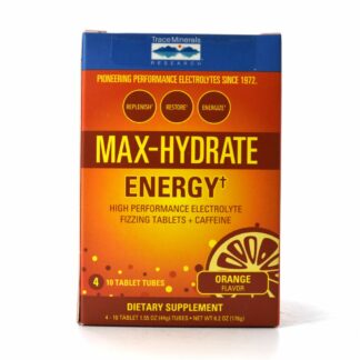 Trace Minerals Max-Hydrate Energy Plus 咖啡因，4 件装，喷雾片