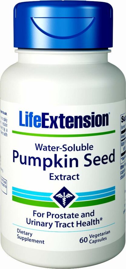 Life Extension - 南瓜籽萃取物水溶 - 60 素食胶囊