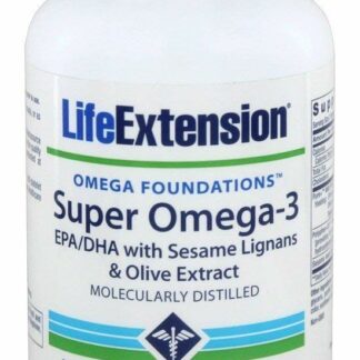 Life Extension - 超级Omega-3 EPA/DHA用芝麻Lignans &橄榄色的果子萃取物 - 120软胶囊