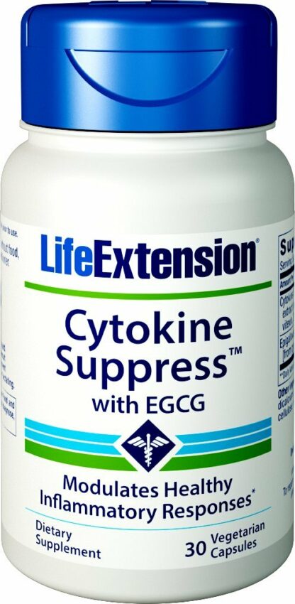 Life Extension - Cytokine压制与EGCG - 30 素食胶囊