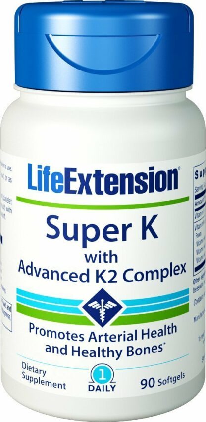 Life Extension - SUPER K W/ADVANCED K2 COMPLEX 90 软胶 3 Pack