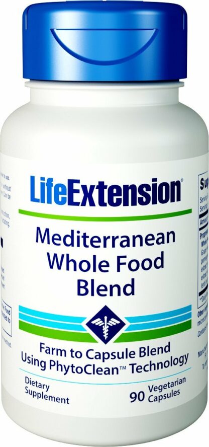 Life Extension - 地中海的整个食品混合 - 90 素食胶囊