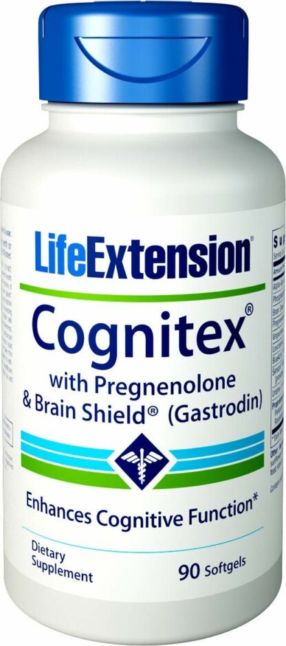 Life Extension Cognitex Plus Pregnenolone with Brain Shield Softgels, 90 Count