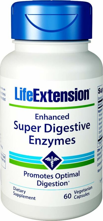 Life Extension - 改进的超级酶 - 60 素食胶囊