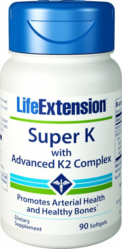 Life Extension - Super K与先进的K2复合体 - 90软胶囊