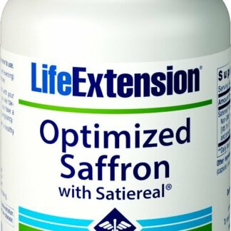 Life Extension - 优化番红花与Satiereal - 60 素食胶囊