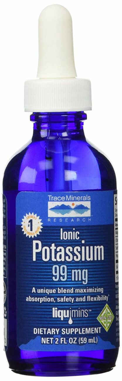 Trace Minerals Research, Ionic Potassium 2 oz