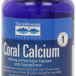Trace Minerals Research Coral Calcium, Vegetarian Caps, 60 Vegetarian Caps