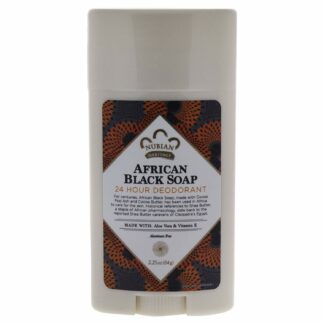Nubian Heritage (努比亚) - 24 小时自然防臭剂非洲黑肥皂 - 2.25盎司