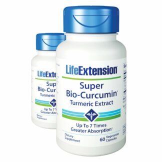 Life Extension Super Bio-Curcumin 400 mg 60 Vegetarian Capsules (2 Pack)