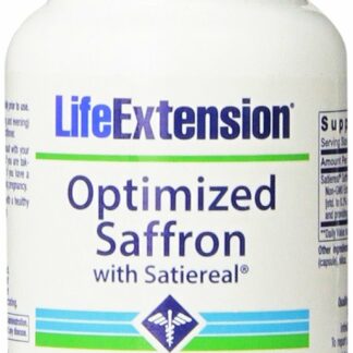 Life Extension Optimized Saffron w/ Satiereal, 60 veggie capsules