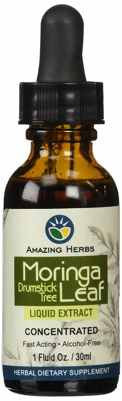 Amazing Herbs - Moringa Leaf Extract - 1 oz.