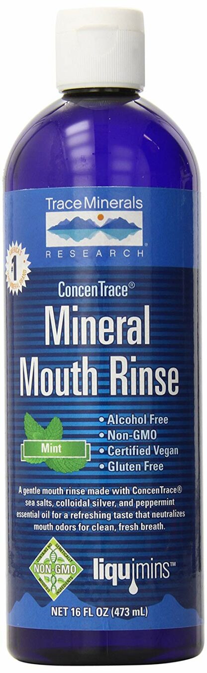 Trace Minerals Research Concentrace Mineral Mouth Rinse 16 oz