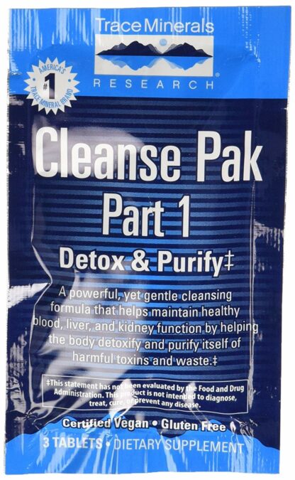 Trace Minerals Research, Cleanse Pak 14-Day Total Body Detox Kit