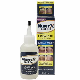 NONYX Fungal Nail Clarifying Gel, Clears Out Keratin Debris Where Nail Fungus Thrives, 4 oz.