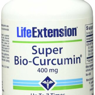 Life Extension 优质 生物姜黄素 Bcm-95 膳食补充剂 400 毫克 100 粒胶囊 120ct