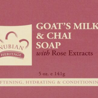 Nubian Heritage/undial Creations Goat's 牛奶和Chai Soap，6 只装