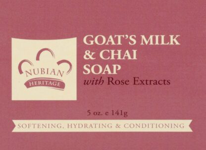 Nubian Heritage/undial Creations Goat's 牛奶和Chai Soap，6 只装