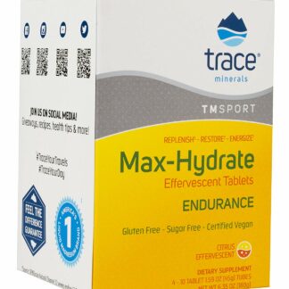 Trace Minerals Max-Hydrate 耐力喷雾片，4 片装
