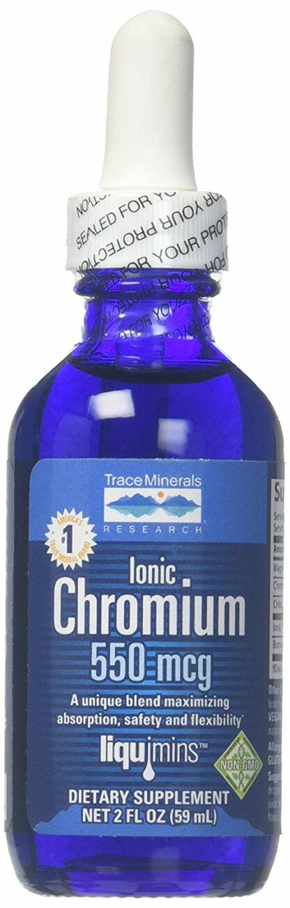 Trace Minerals Ionic Chromium 550 mcg 2 fl oz Liquid